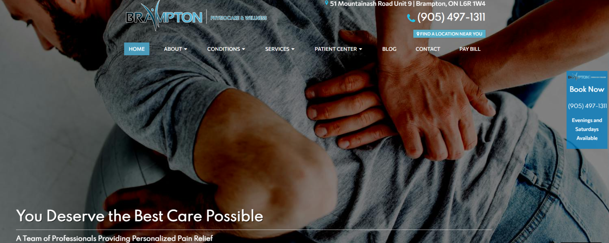 Which Physiotherapy Clinic in Brampton Is Best for Patients Using Extended Health Insurance?, Brampton Physiocare & Wellness